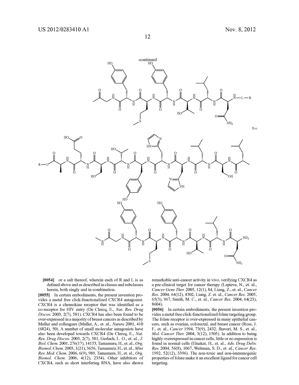 ATTACHMENT OF BIOLOGICAL TARGETING GROUPS USING METAL FREE CLICK CHEMISTRY - diagram, schematic, and image 13