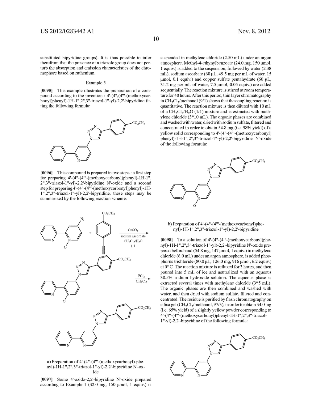 NOVEL CHEMICAL COMPOUNDS CAPABLE OF COMPLEXING AT LEAST ONE METAL ELEMENT     AND A COORDINATION COMPLEX BASED ON THESE COMPOUNDS - diagram, schematic, and image 11