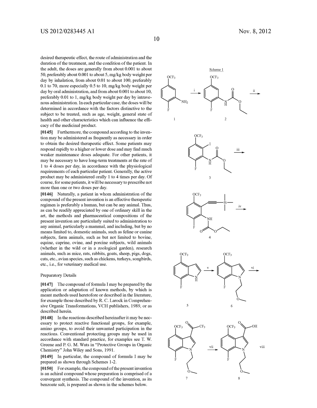 [4-(5-AMINOMETHYL-2-FLUORO-PHENYL)-PIPERIDIN-1-YL]-[7-FLUORO-1-(2-METHOXY--    ETHYL)-4-TRIFLUOROMETHOXY-1H-INDOL-3-YL]-METHANONE AS AN INHIBITOR OF MAST     CELL TRYPTASE - diagram, schematic, and image 13