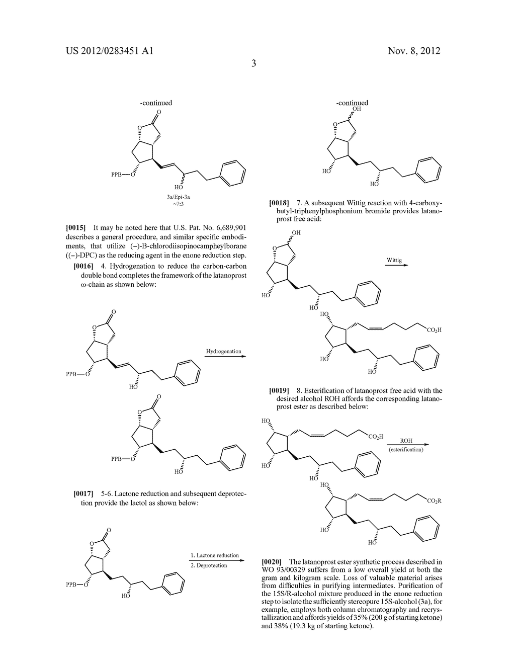 PROCESS FOR THE PREPARATION OF F-SERIES PROSTAGLANDINS - diagram, schematic, and image 04