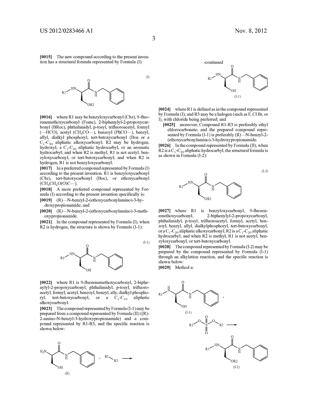 LACOSAMIDE INTERMEDIATE COMPOUND, PREPARATION METHOD THEREOF AND USE     THEREOF - diagram, schematic, and image 04