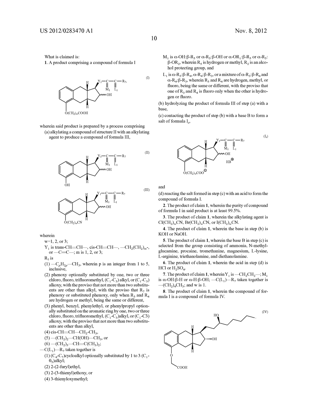 PROCESS TO PREPARE TREPROSTINIL, THE ACTIVE INGREDIENT IN REMODULIN.RTM. - diagram, schematic, and image 11