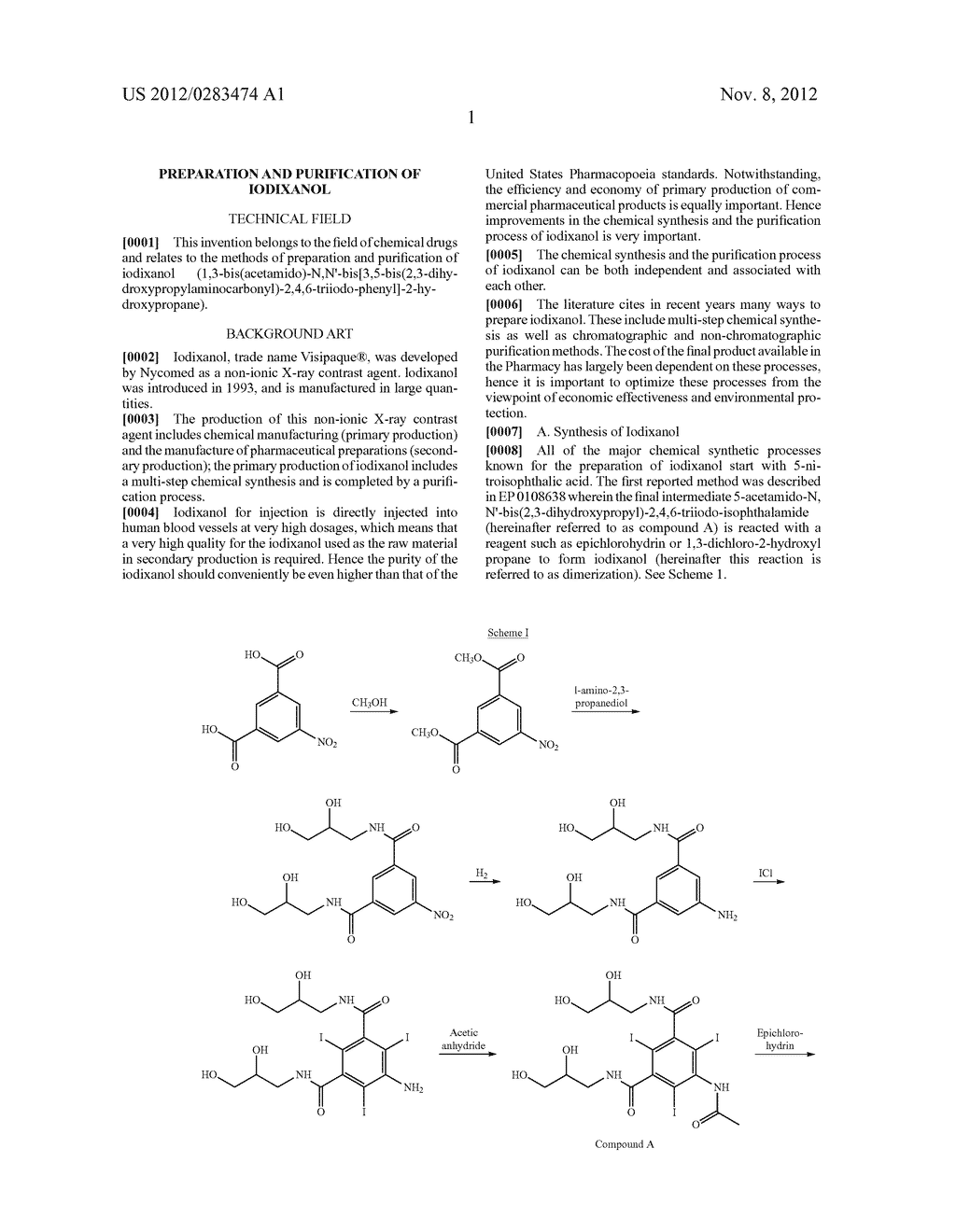 Preparation and Purification of Iodixanol - diagram, schematic, and image 02