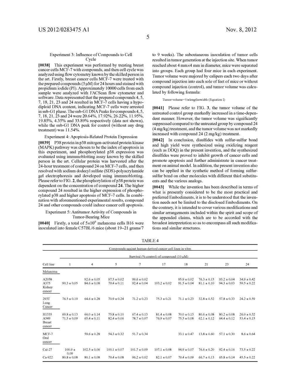 SYNTHESIS AND ANTITUMOR ACTIVITY OF NOVEL     BIS(BENZYLIDENE-BENZENAMINE)DISULFIDES - diagram, schematic, and image 08