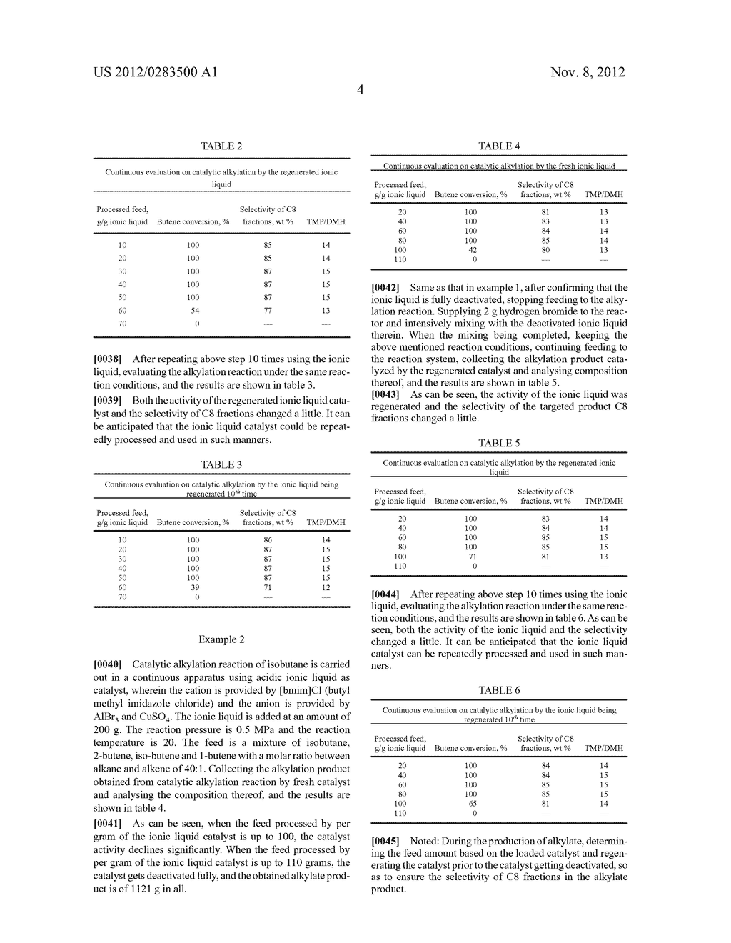 METHODS FOR REGENERATING AND MAINTAINING ACTIVITY OF IONIC LIQUID CATALYST     AND PRODUCING ALKYLATE - diagram, schematic, and image 06