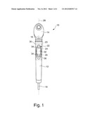 Instrument handle for a medical diagnostic light, medical diagnostic light     and medical diagnostic device diagram and image