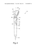 Instrument handle for a medical diagnostic light, medical diagnostic light     and medical diagnostic device diagram and image