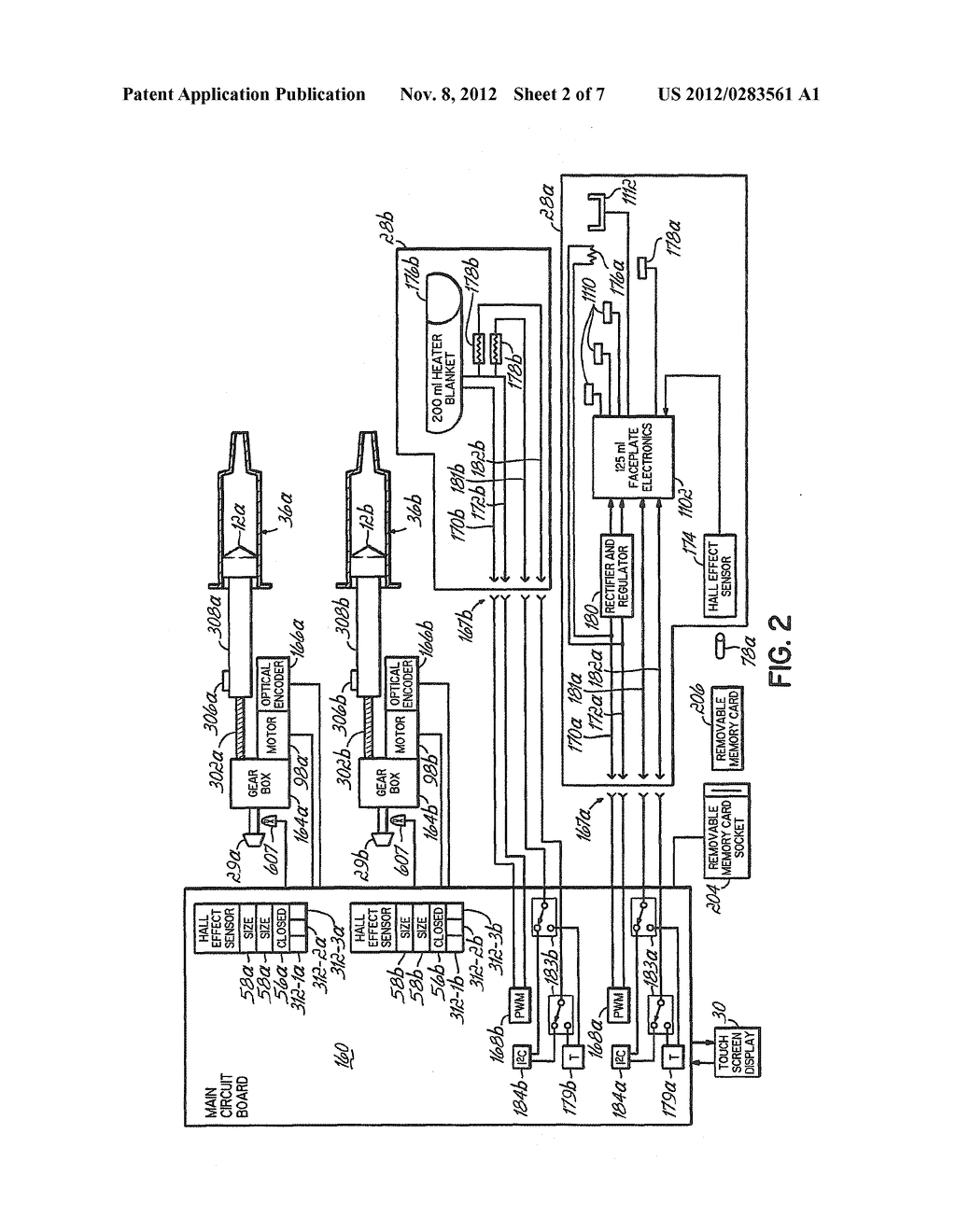 Powerhead of a Power Injection System - diagram, schematic, and image 03