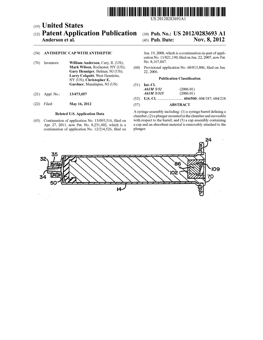 Antiseptic Cap with Antiseptic - diagram, schematic, and image 01