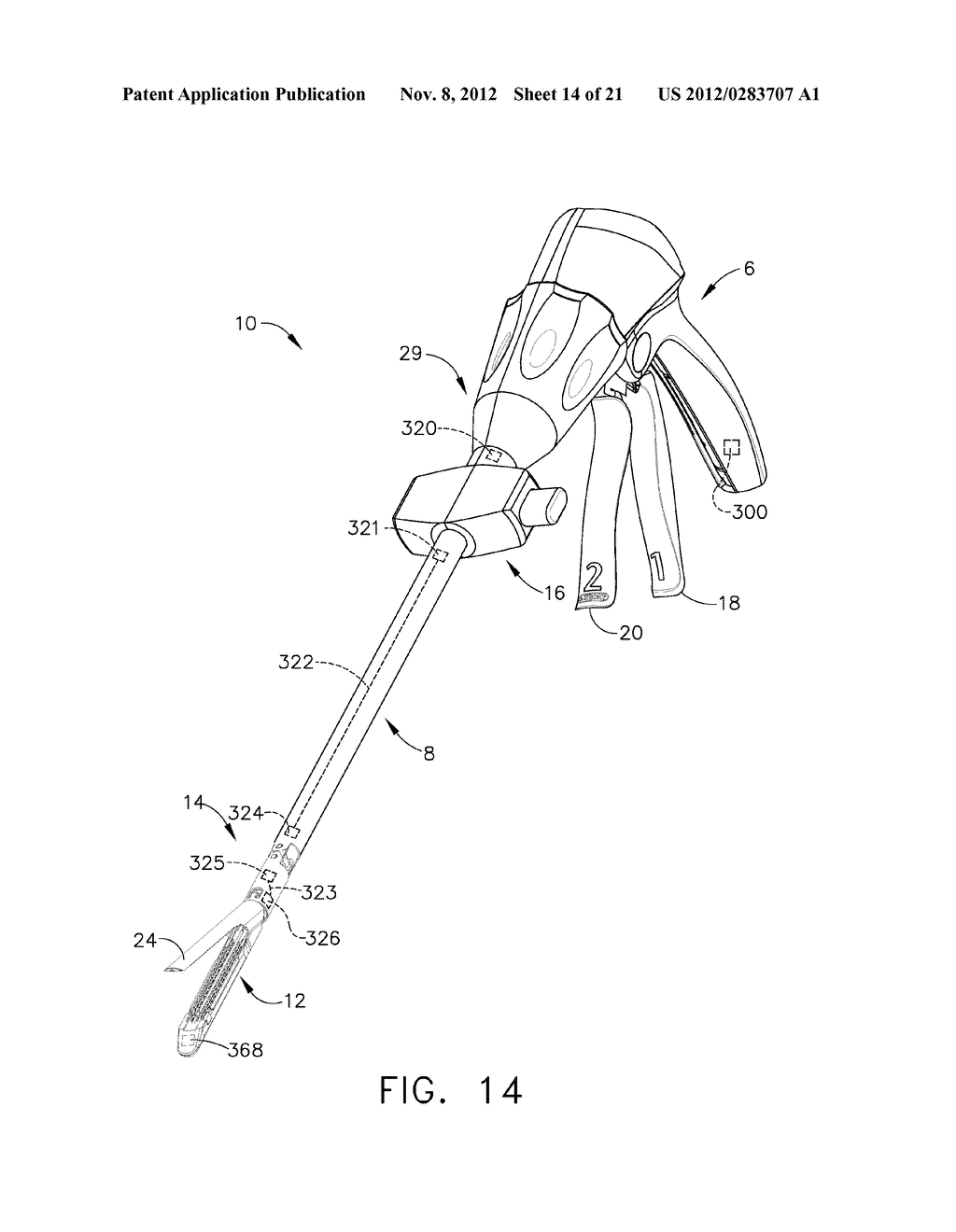 SURGICAL INSTRUMENT WITH WIRELESS COMMUNICATION BETWEEN CONTROL UNIT AND     REMOTE SENSOR - diagram, schematic, and image 15