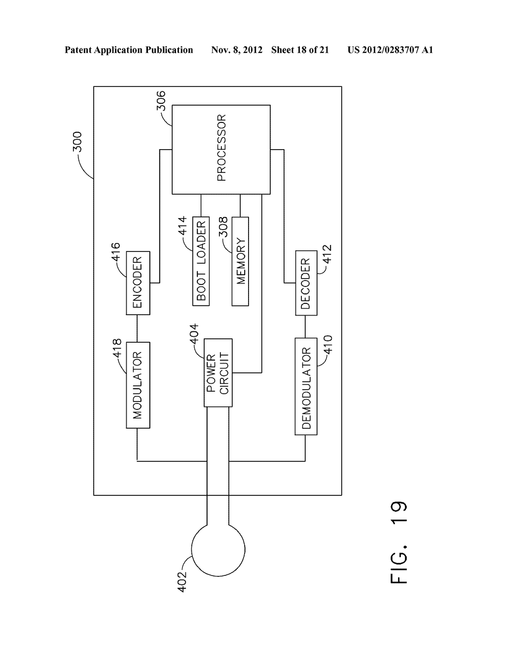 SURGICAL INSTRUMENT WITH WIRELESS COMMUNICATION BETWEEN CONTROL UNIT AND     REMOTE SENSOR - diagram, schematic, and image 19