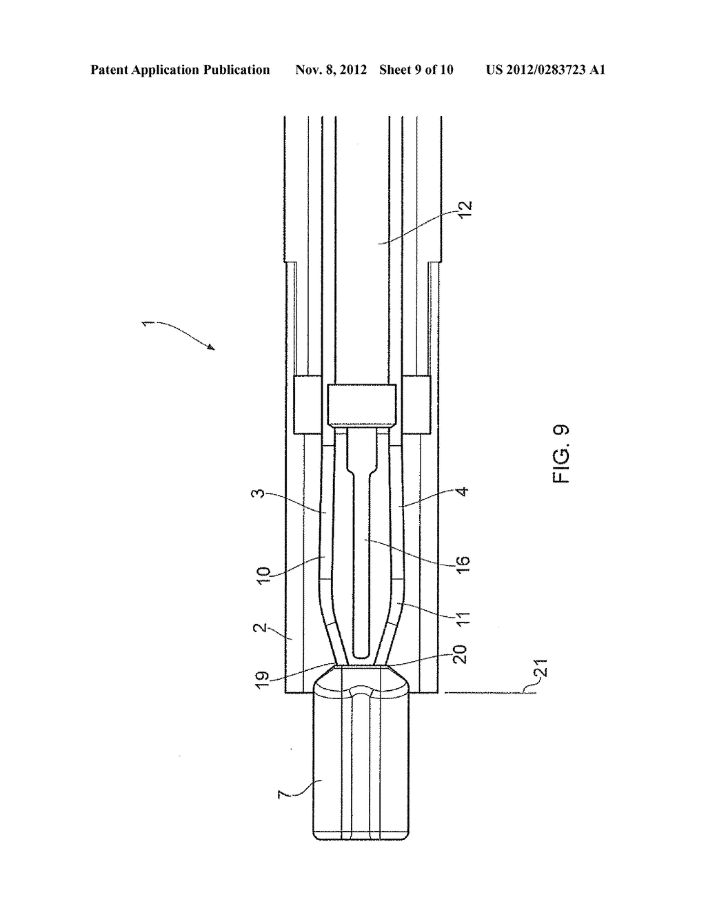 ELECTROSURGICAL INSTRUMENT - diagram, schematic, and image 10