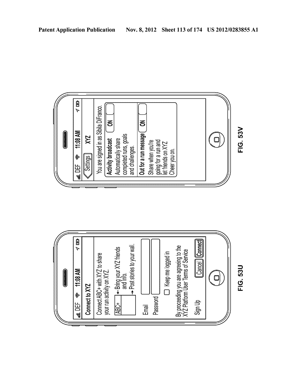 MONITORING FITNESS USING A MOBILE DEVICE - diagram, schematic, and image 114