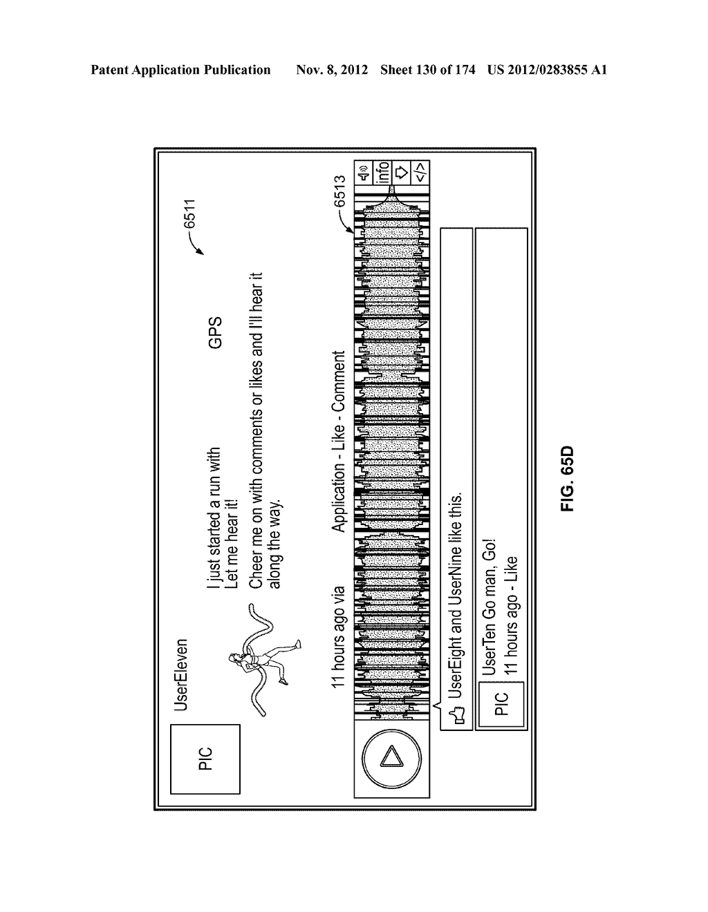 MONITORING FITNESS USING A MOBILE DEVICE - diagram, schematic, and image 131