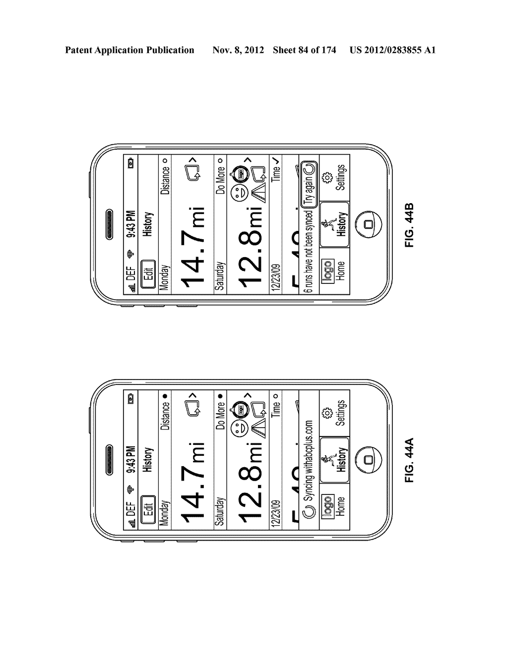 MONITORING FITNESS USING A MOBILE DEVICE - diagram, schematic, and image 85