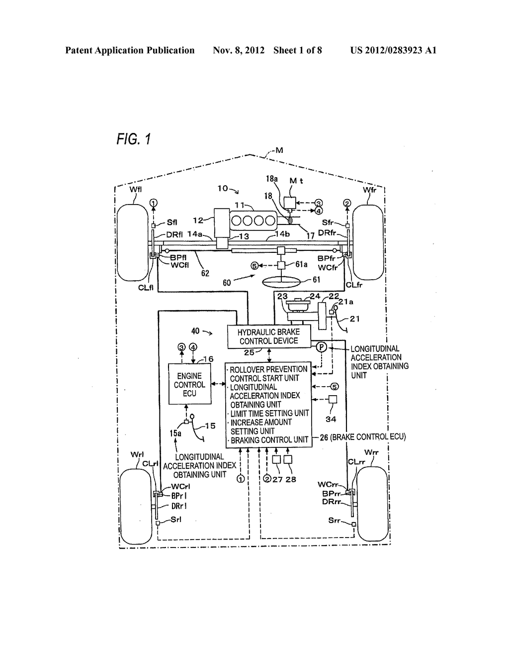 MOTION CONTROL APPARATUS FOR VEHICLE - diagram, schematic, and image 02