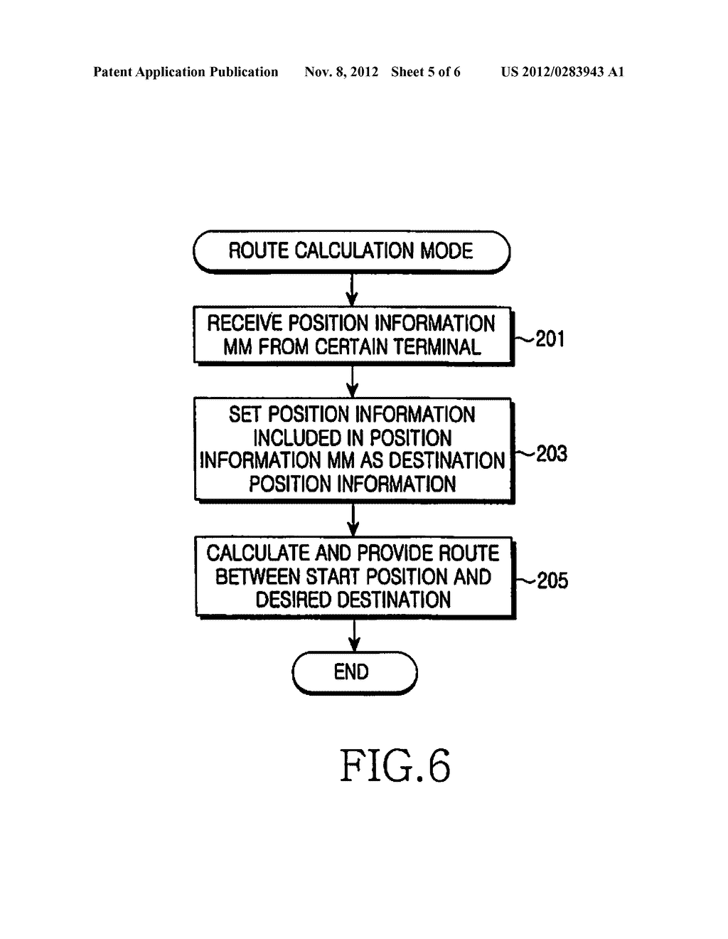 METHOD AND APPARATUS FOR SETTING DESTINATION IN NAVIGATION TERMINAL - diagram, schematic, and image 06