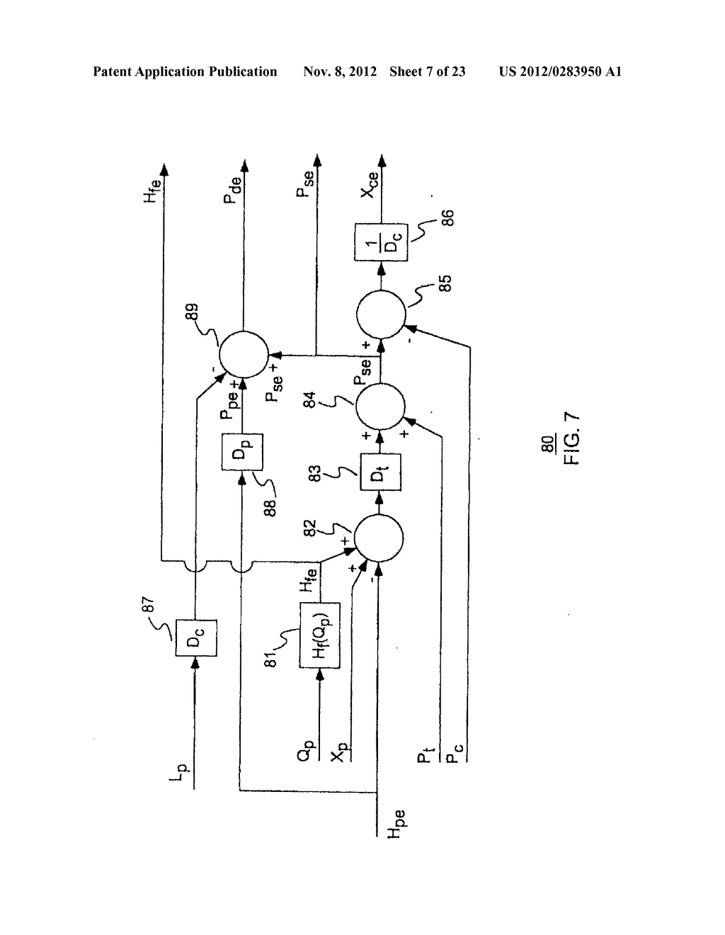 Determination and Control of Wellbore Fluid Level, Output Flow, and     Desired Pump Operating Speed, Using a Control System for a Centrifugal     Pump Disposed Within the Wellbore - diagram, schematic, and image 08