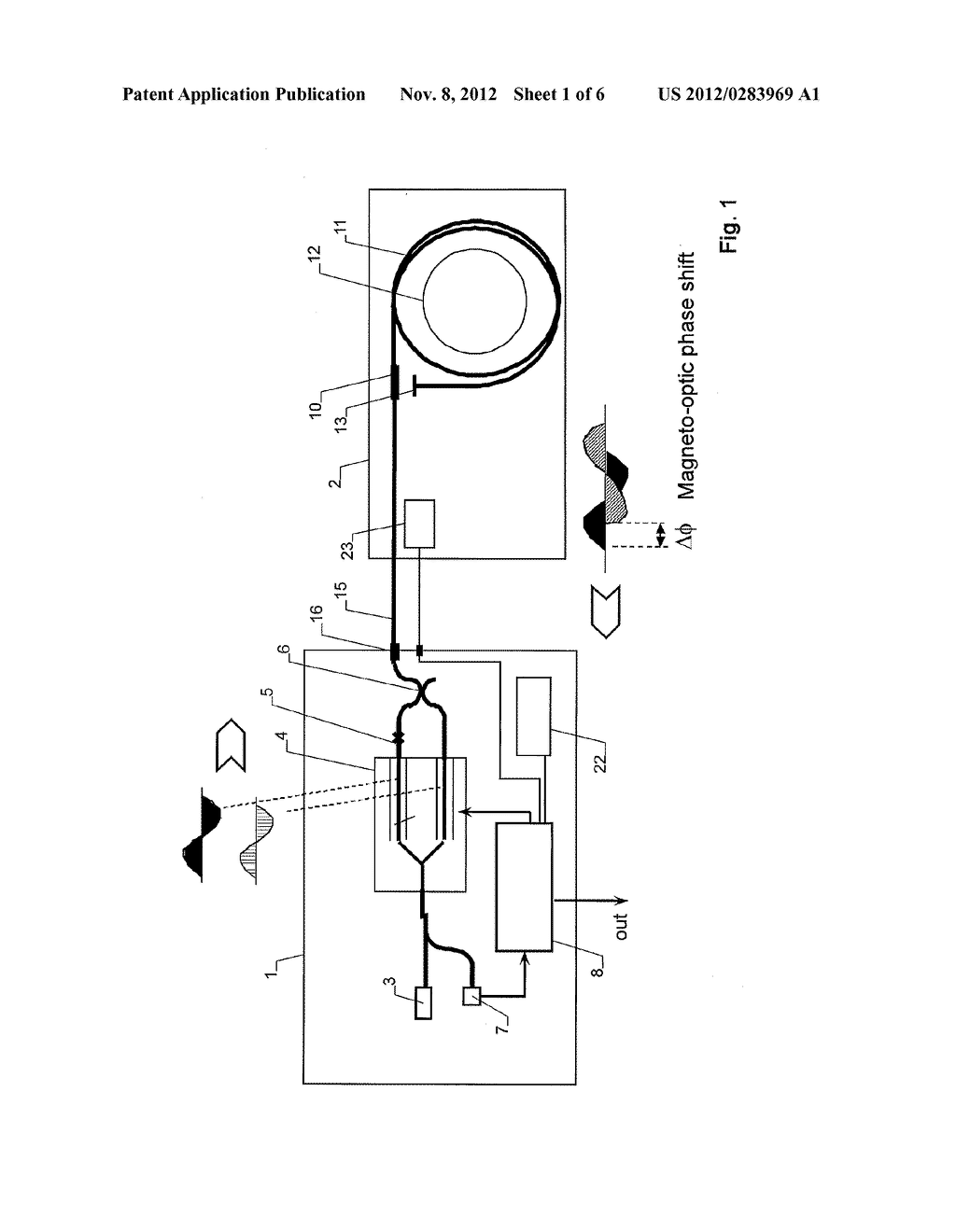 FIBER-OPTIC CURRENT SENSING USING A SENSOR WITH EXCHANGEABLE SUB-MODULES - diagram, schematic, and image 02