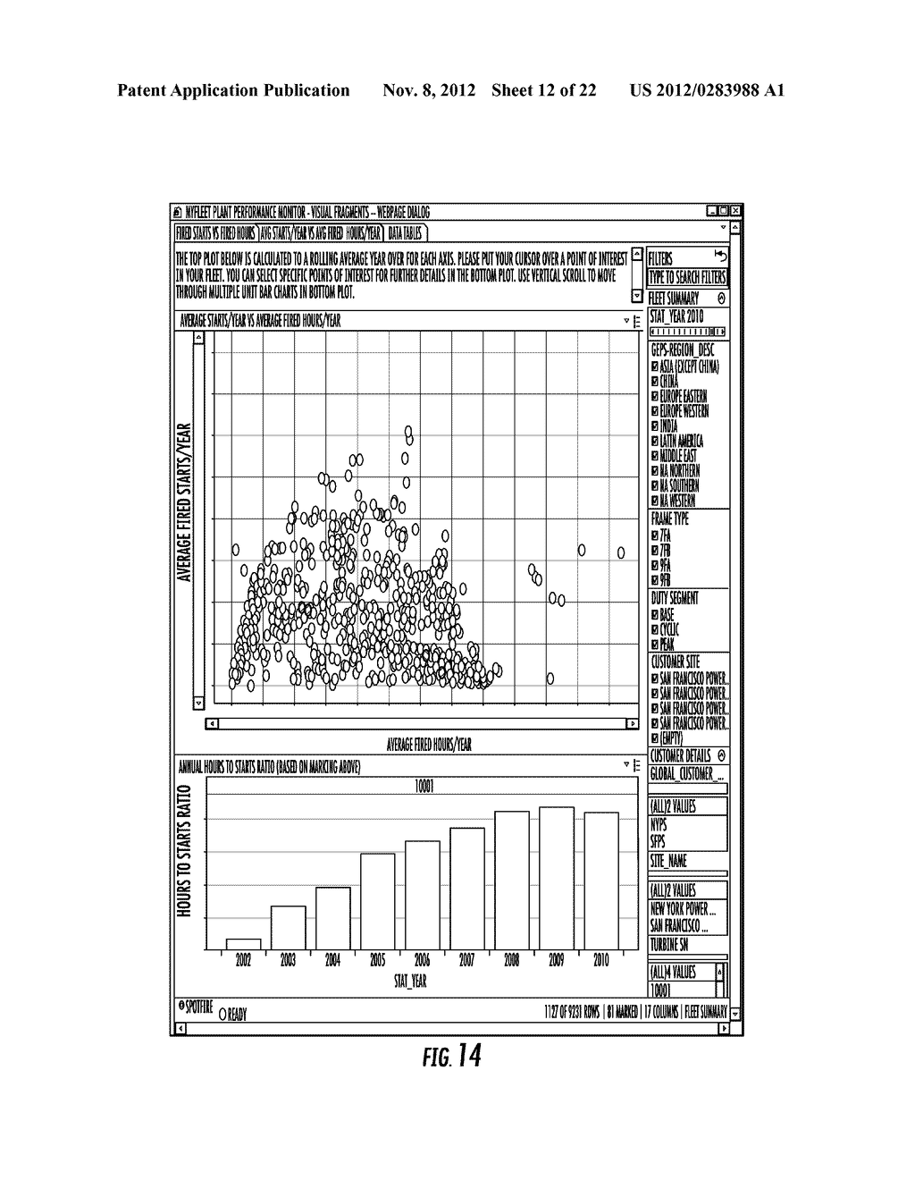 AUTOMATED SYSTEM AND METHOD FOR IMPLEMENTING UNIT AND COLLECTIVE LEVEL     BENCHMARKING OF POWER PLANT OPERATIONS - diagram, schematic, and image 13