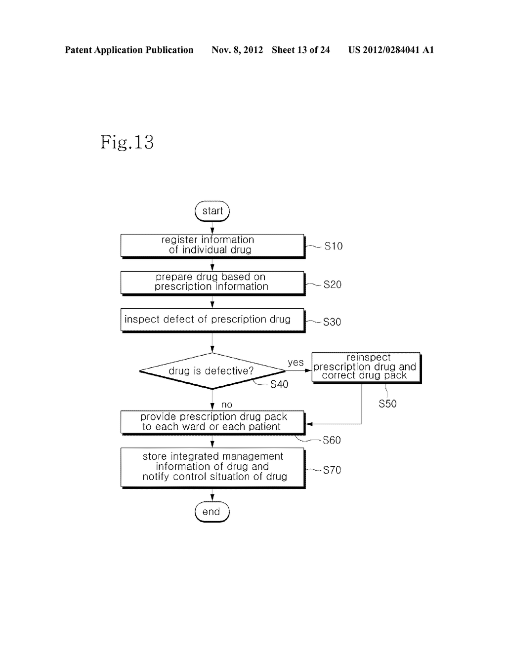 INTEGRATED DRUG MANAGEMENT SYSTEM AND METHOD OF PROVIDING PRESCRIPTION     DRUGS BY USING THE SAME - diagram, schematic, and image 14