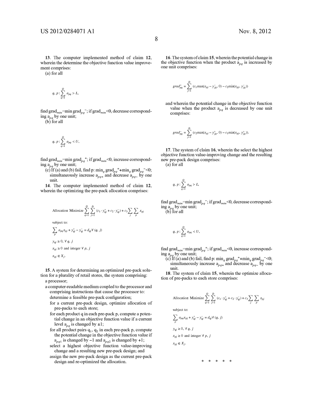 RETAIL PRE-PACK OPTIMIZATION SYSTEM - diagram, schematic, and image 11