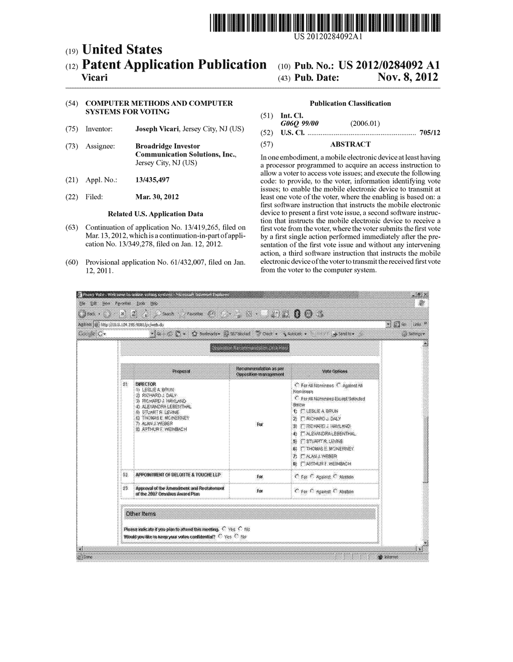 COMPUTER METHODS AND COMPUTER SYSTEMS FOR VOTING - diagram, schematic, and image 01