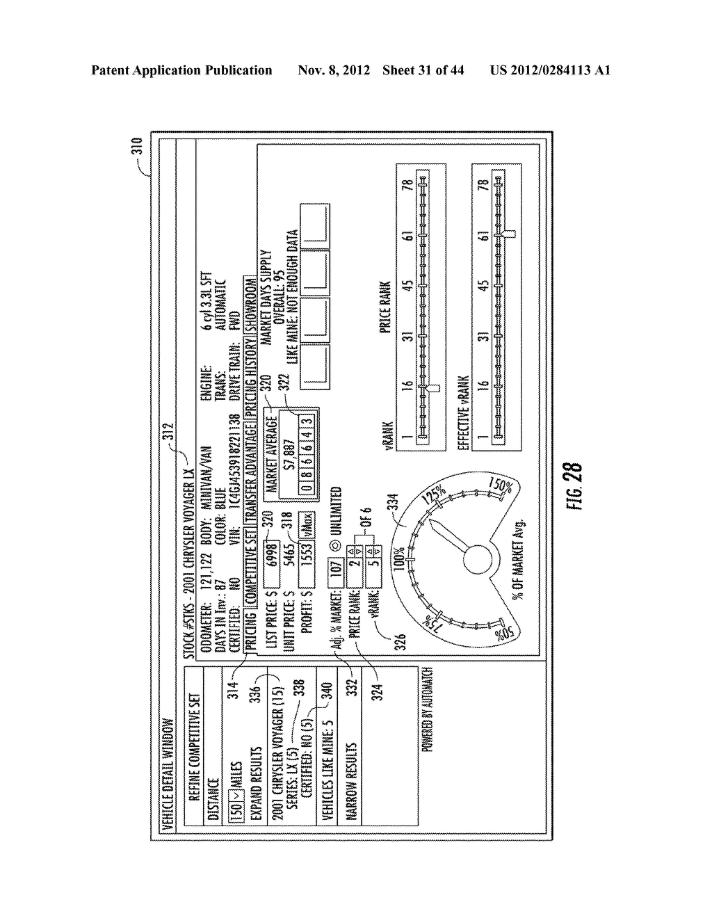 System and Method for Providing Competitive Pricing for Automobiles - diagram, schematic, and image 32