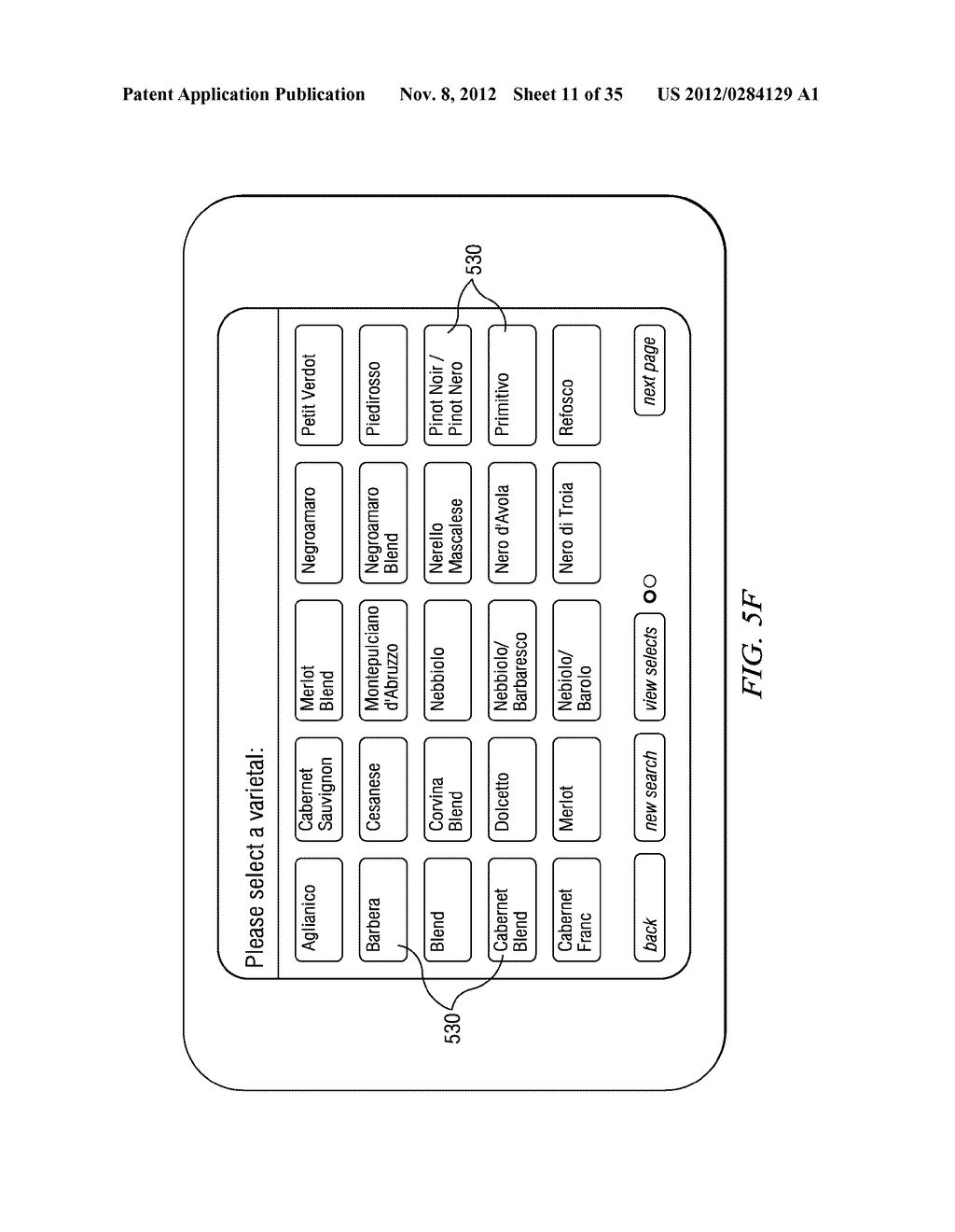 SYSTEM AND METHOD TO ENABLE A CUSTOMER TO SELECT A WINE BASED UPON     AVAILABLE INVENTORY - diagram, schematic, and image 12