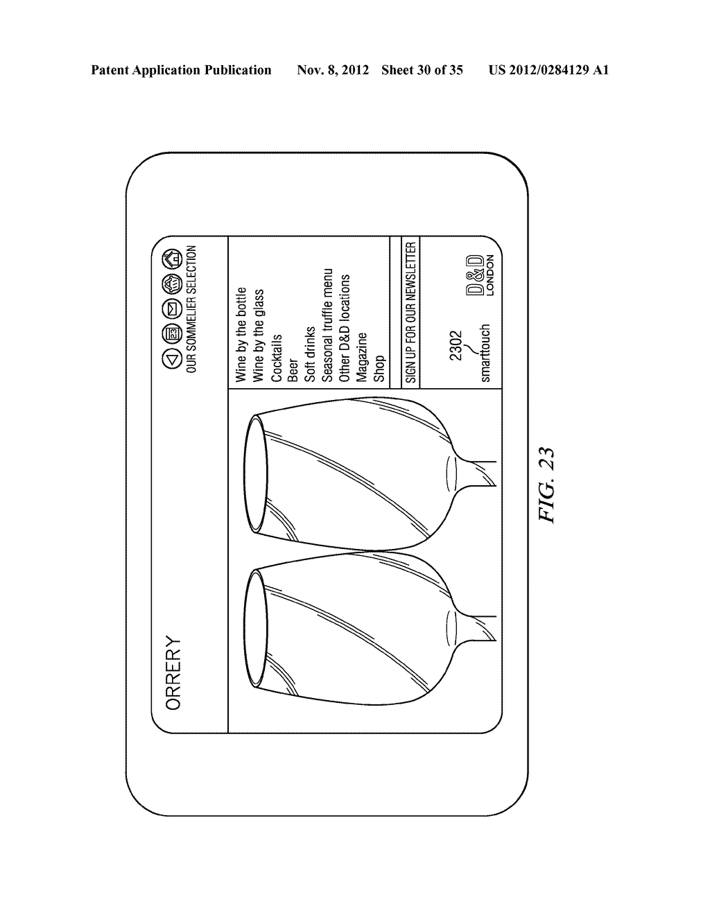 SYSTEM AND METHOD TO ENABLE A CUSTOMER TO SELECT A WINE BASED UPON     AVAILABLE INVENTORY - diagram, schematic, and image 31