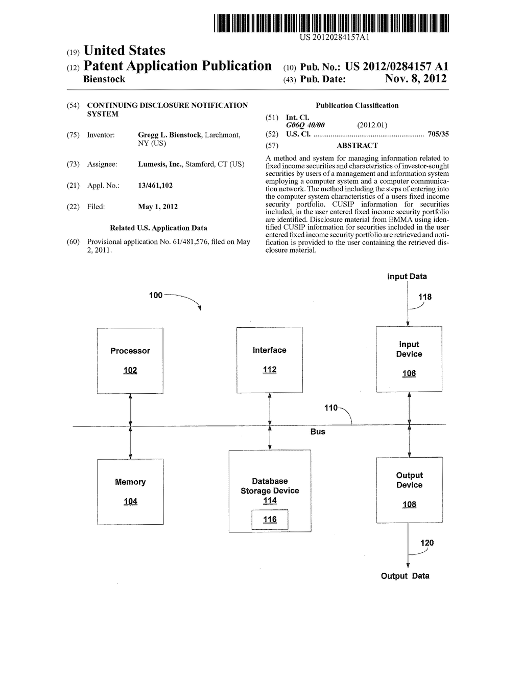 Continuing disclosure notification system - diagram, schematic, and image 01