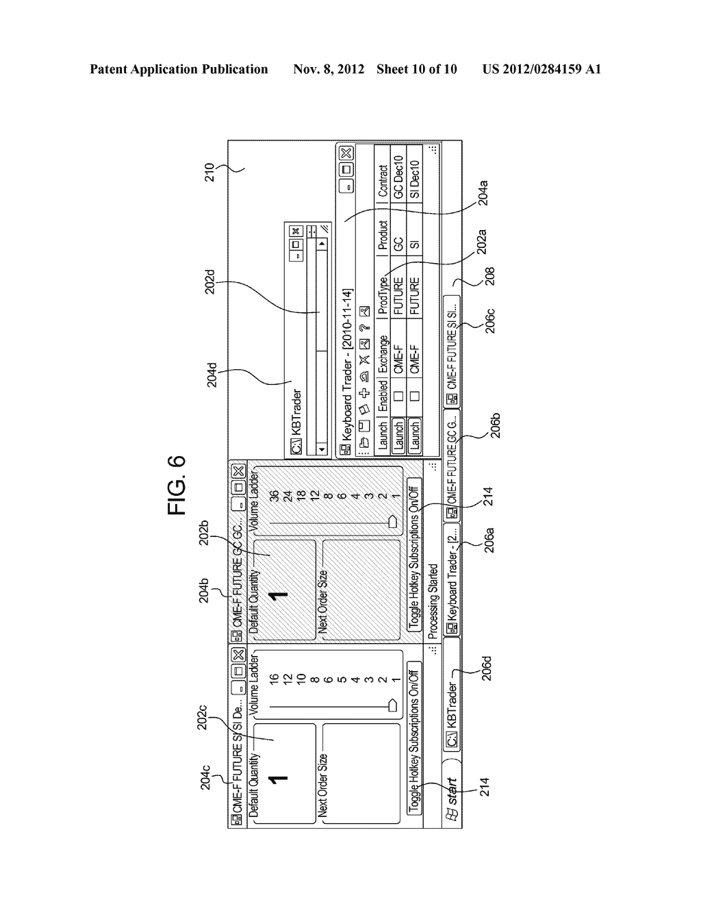 FINANCIAL TRADING SYSTEM AND METHOD UTILIZING HOTKEY SUBSCRIPTIONS - diagram, schematic, and image 11