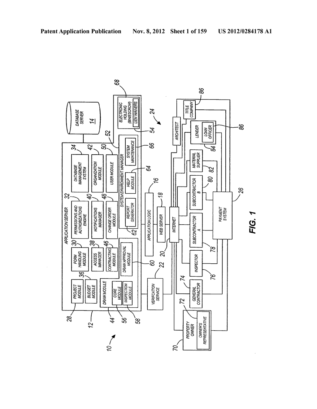 CONSTRUCTION PAYMENT MANAGEMENT SYSTEM AND METHOD WITH LIEN WAIVER     EXCHANGE FEATURES - diagram, schematic, and image 02