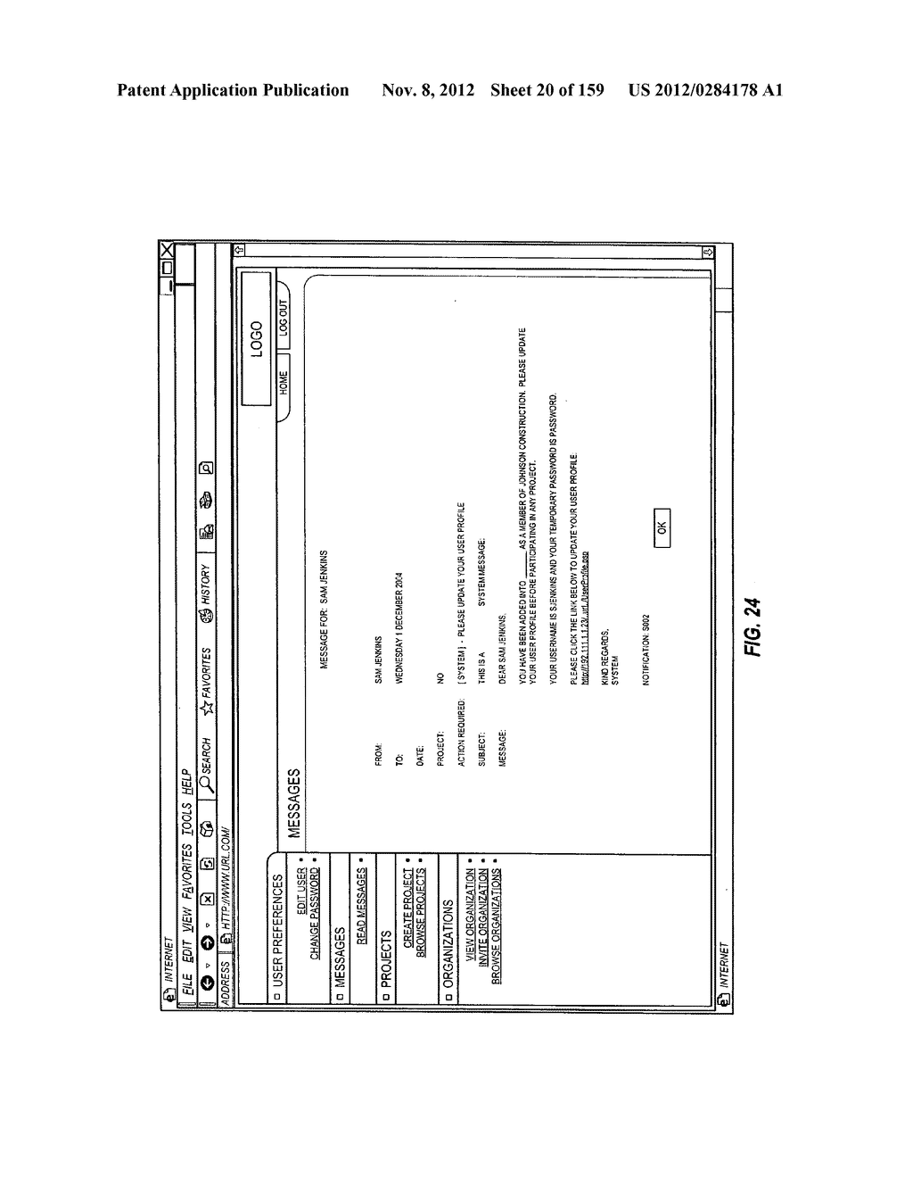 CONSTRUCTION PAYMENT MANAGEMENT SYSTEM AND METHOD WITH LIEN WAIVER     EXCHANGE FEATURES - diagram, schematic, and image 21