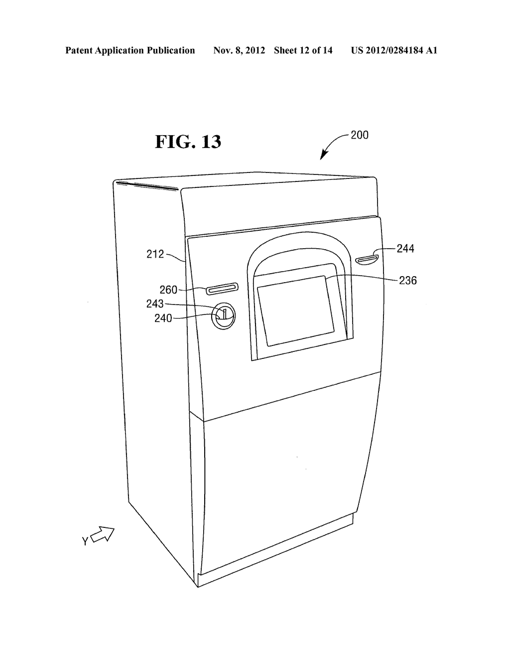 METHOD OF OPERATING A SELF-SERVICE TERMINAL TO PROVIDE ON-DEMAND POSTAGE     STAMP LABELS TO A POSTAGE STAMP BUYER AND A SELF-SERVICE TERMINAL     THEREFOR - diagram, schematic, and image 13