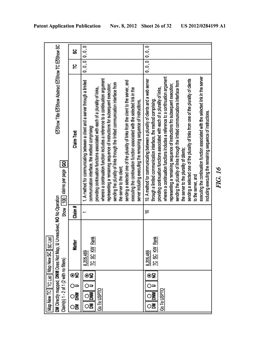 APPARATUS AND METHOD FOR AUTOMATED AND ASSISTED PATENT CLAIM MAPPING AND     EXPENSE PLANNING - diagram, schematic, and image 27