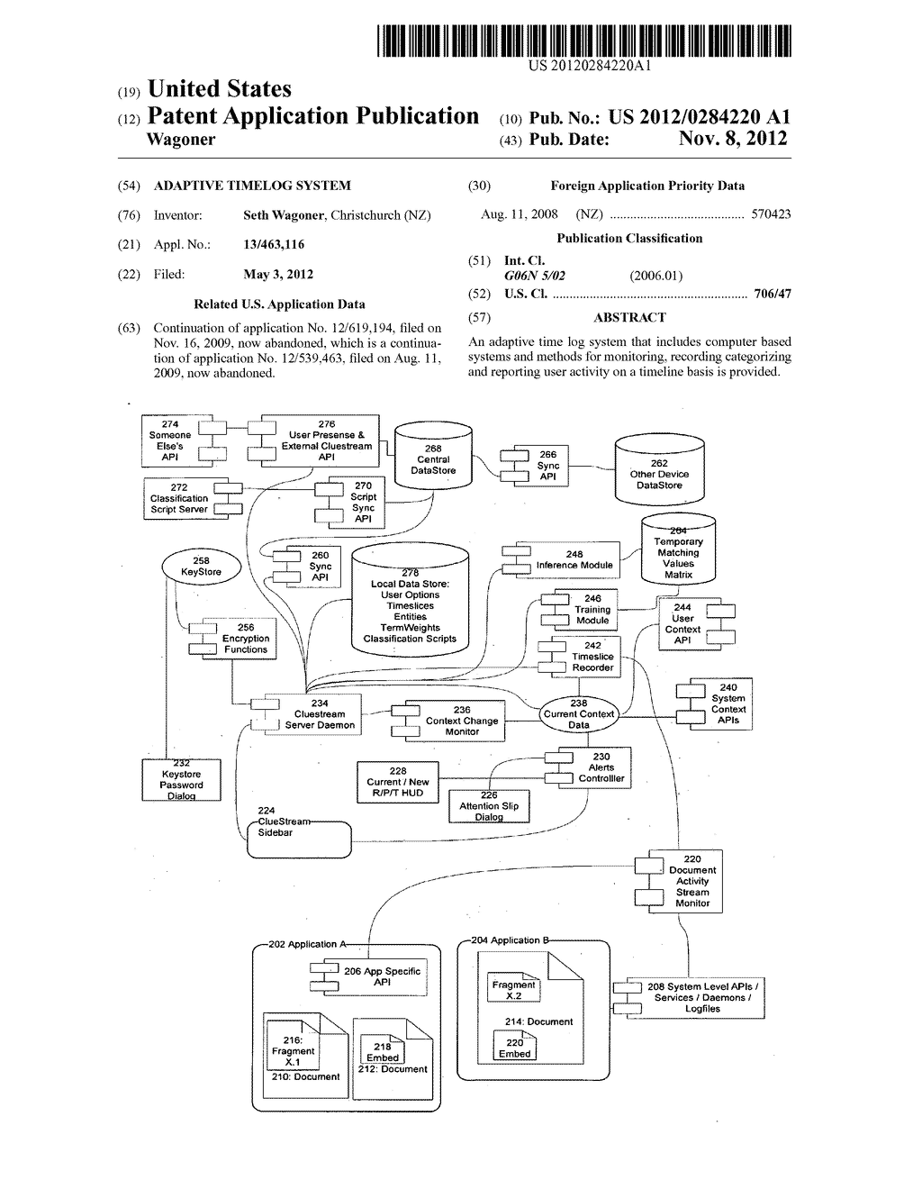 ADAPTIVE TIMELOG SYSTEM - diagram, schematic, and image 01