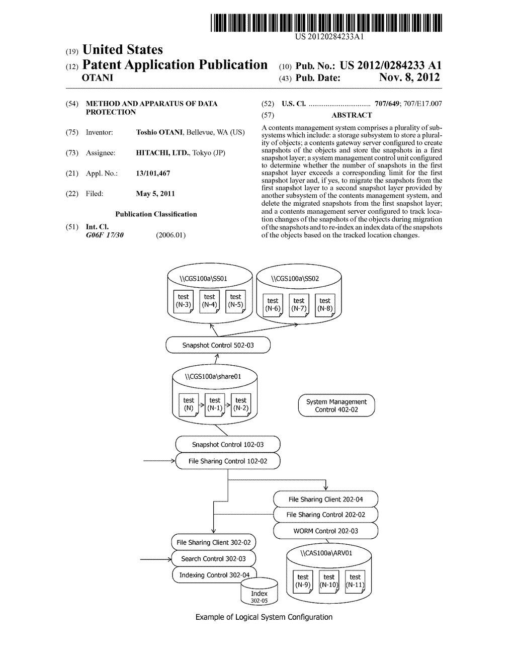 METHOD AND APPARATUS OF DATA PROTECTION - diagram, schematic, and image 01