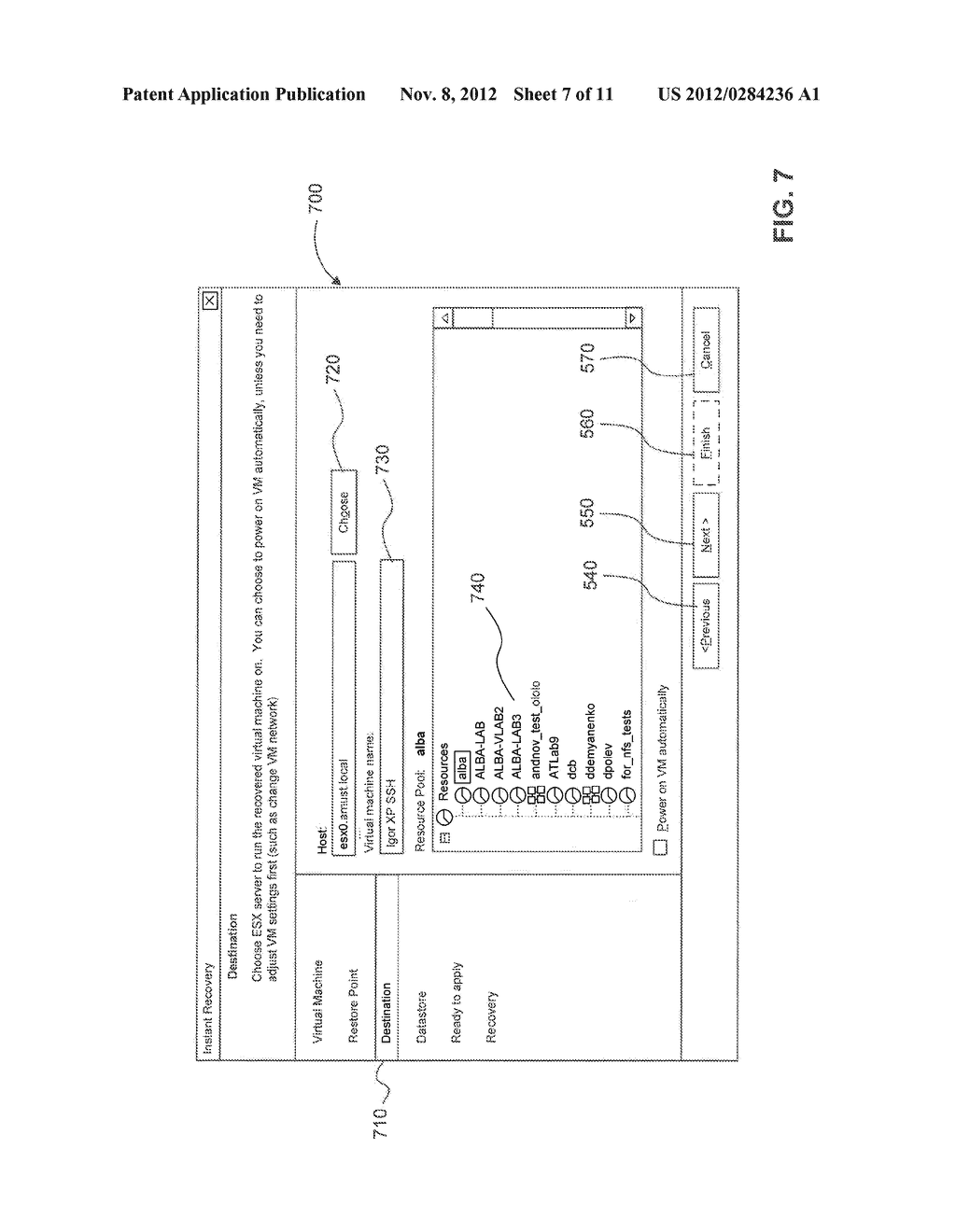 Systems, Methods, and Computer Program Products for Instant Recovery of     Image Level Backups - diagram, schematic, and image 08