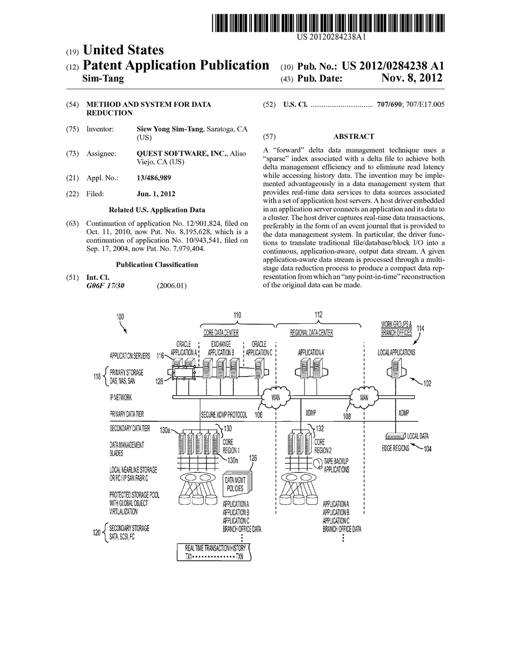 METHOD AND SYSTEM FOR DATA REDUCTION - diagram, schematic, and image 01