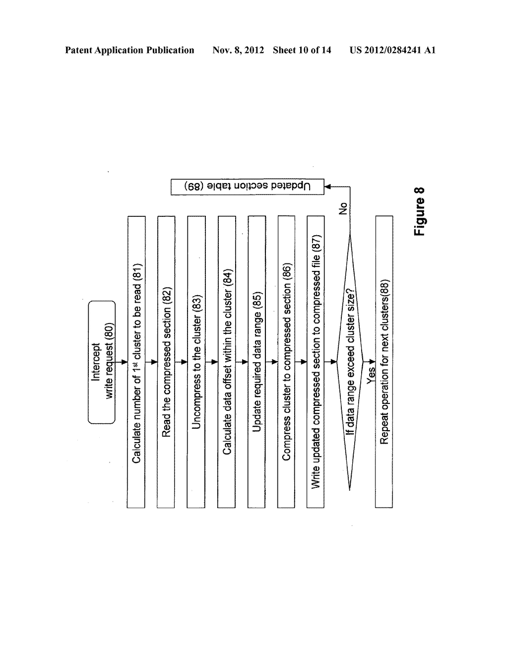 SYSTEMS AND METHODS FOR COMPRESSING FILES FOR STORAGE AND OPERATION ON     COMPRESSED FILES - diagram, schematic, and image 11