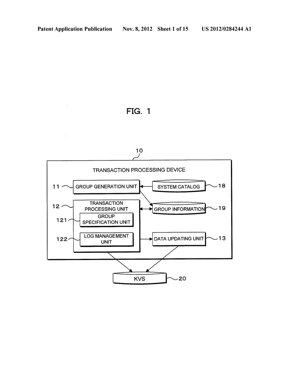 TRANSACTION PROCESSING DEVICE, TRANSACTION PROCESSING METHOD AND     TRANSACTION PROCESSING PROGRAM - diagram, schematic, and image 02