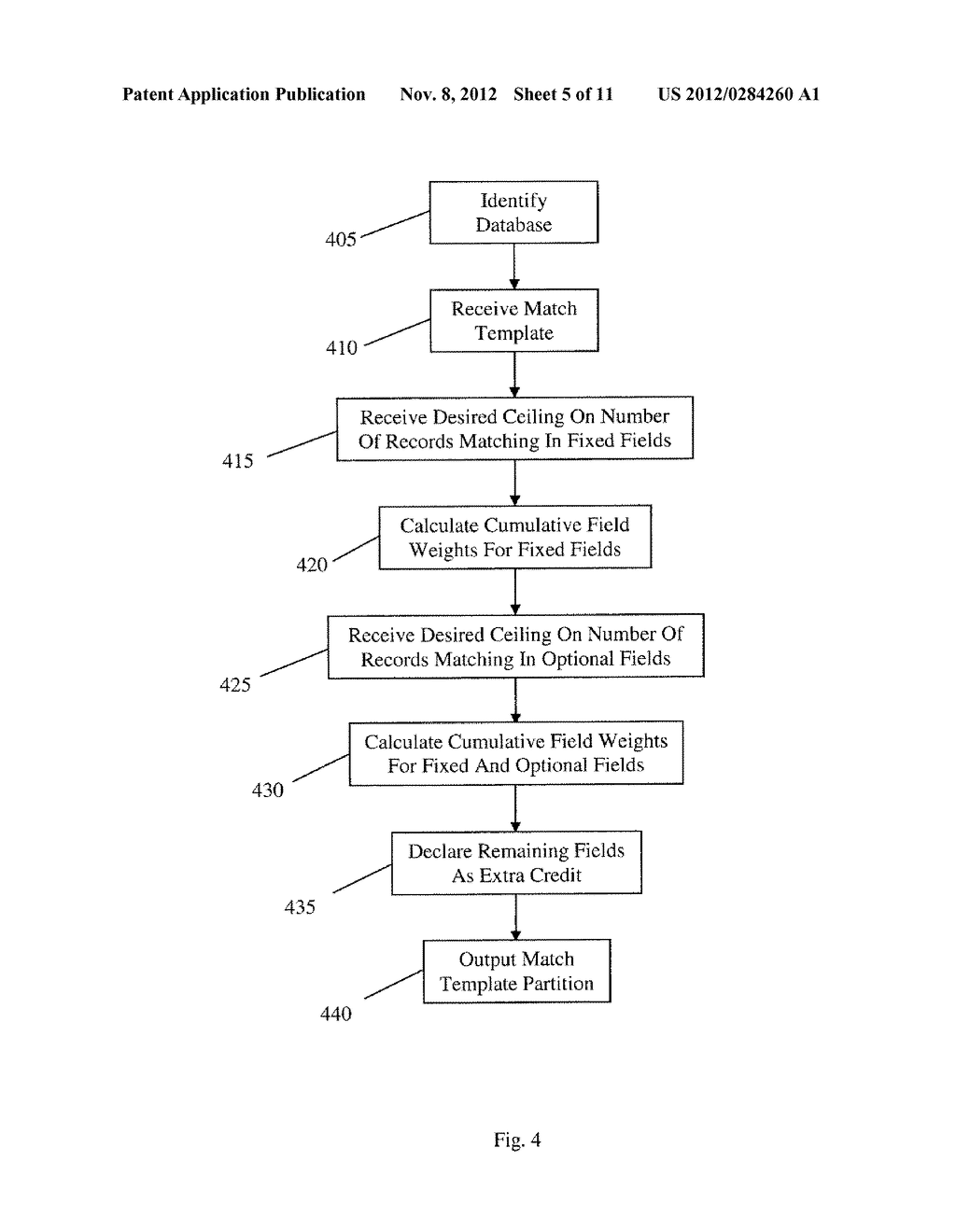 STATISTICAL MEASURE AND CALIBRATION OF INTERNALLY INCONSISTENT SEARCH     CRITERIA WHERE ONE OR BOTH OF THE SEARCH CRITERIA AND DATABASE IS     INCOMPLETE - diagram, schematic, and image 06