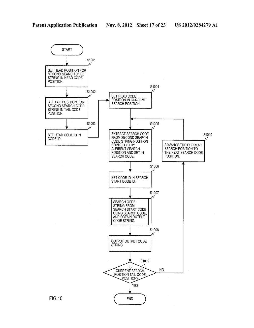 CODE STRING SEARCH APPARATUS, SEARCH METHOD, AND PROGRAM - diagram, schematic, and image 18