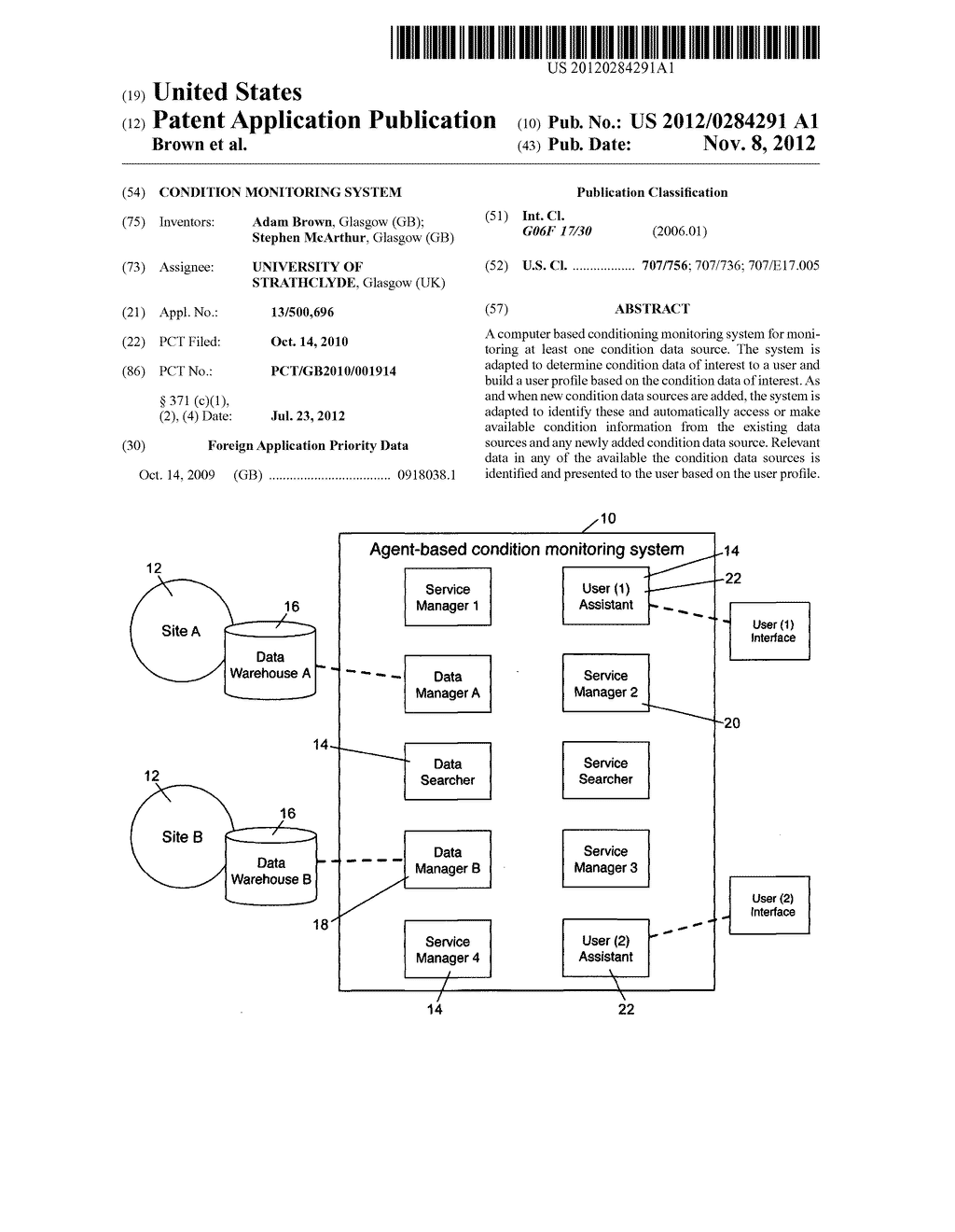 Condition Monitoring System - diagram, schematic, and image 01