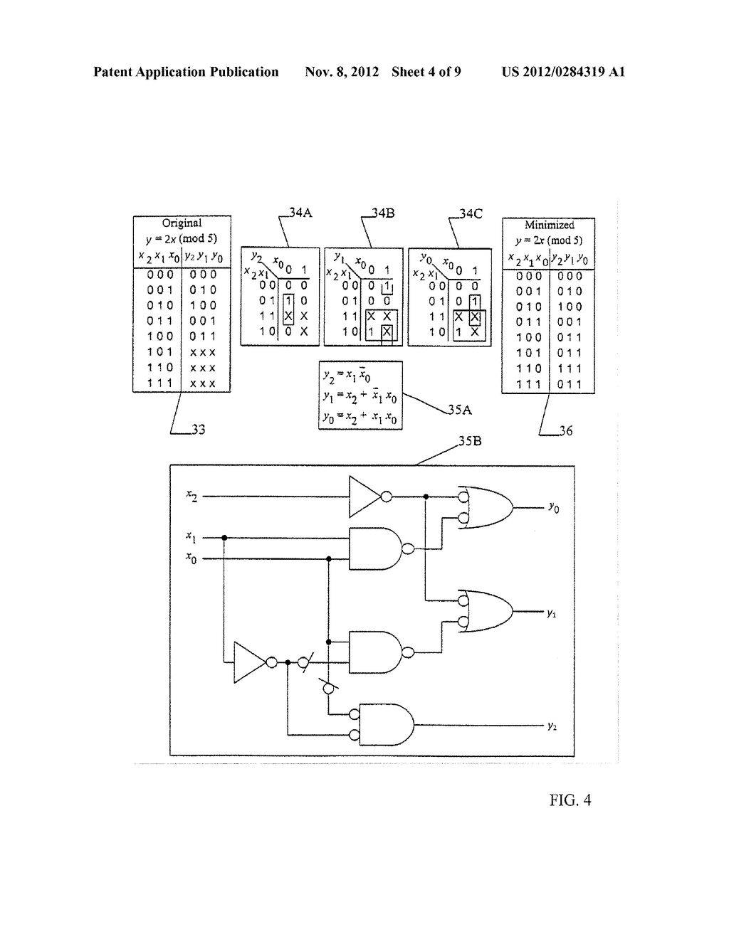 METHOD AND APPARATUS FOR PERFORMING COMPUTATIONS USING RESIDUE ARITHMETIC - diagram, schematic, and image 05