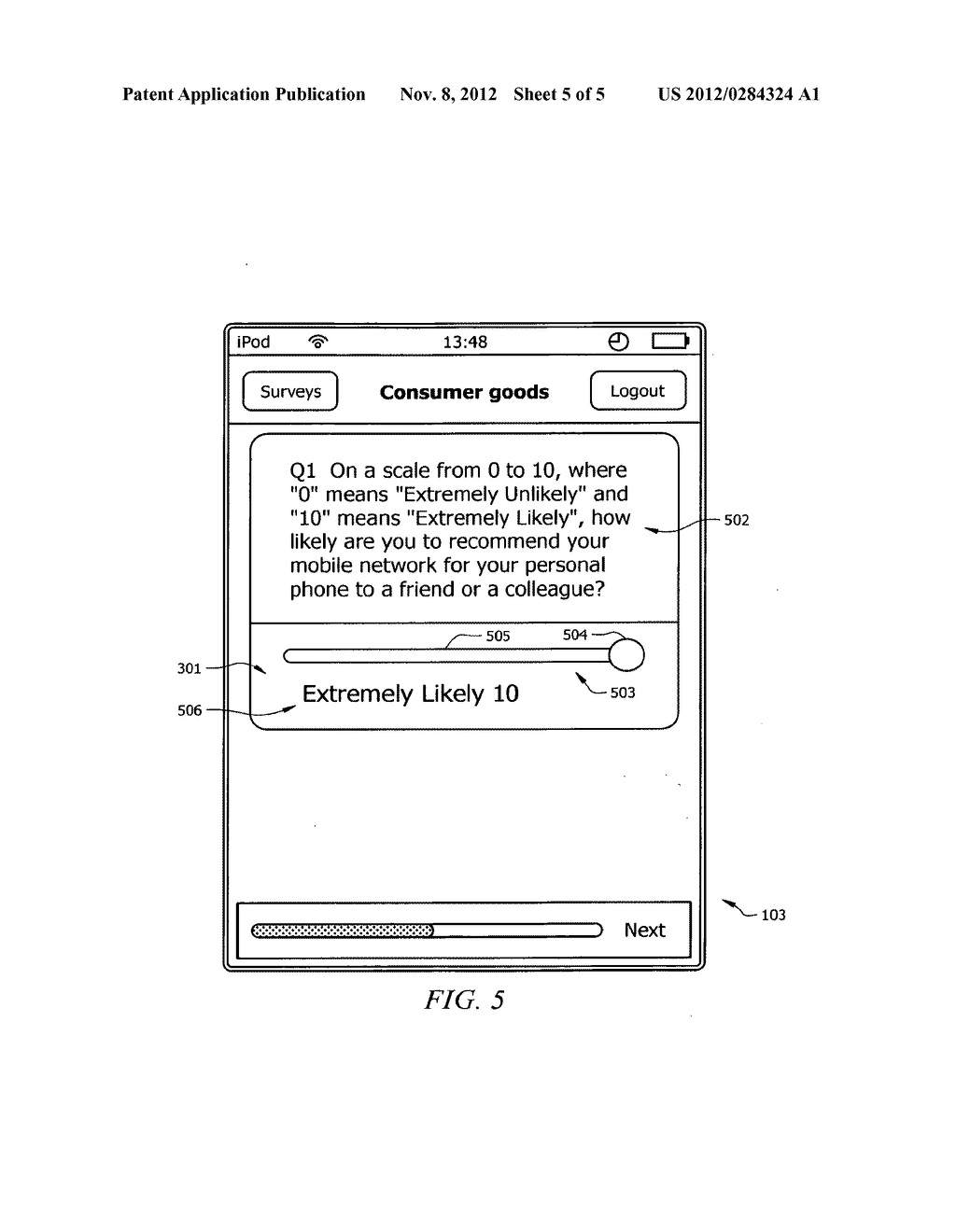 System and method for conducting surveys on devices without requiring     persistent network connectivity - diagram, schematic, and image 06