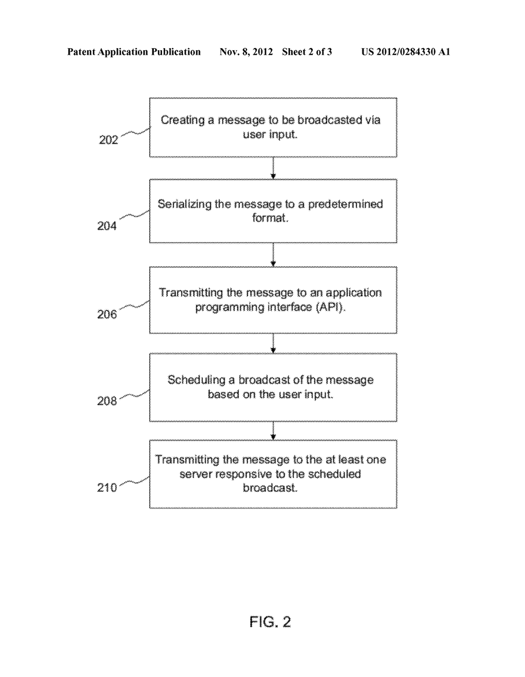 METHOD AND APPARATUS OF CONFIGURING A DATA BROADCAST SERVICE - diagram, schematic, and image 03