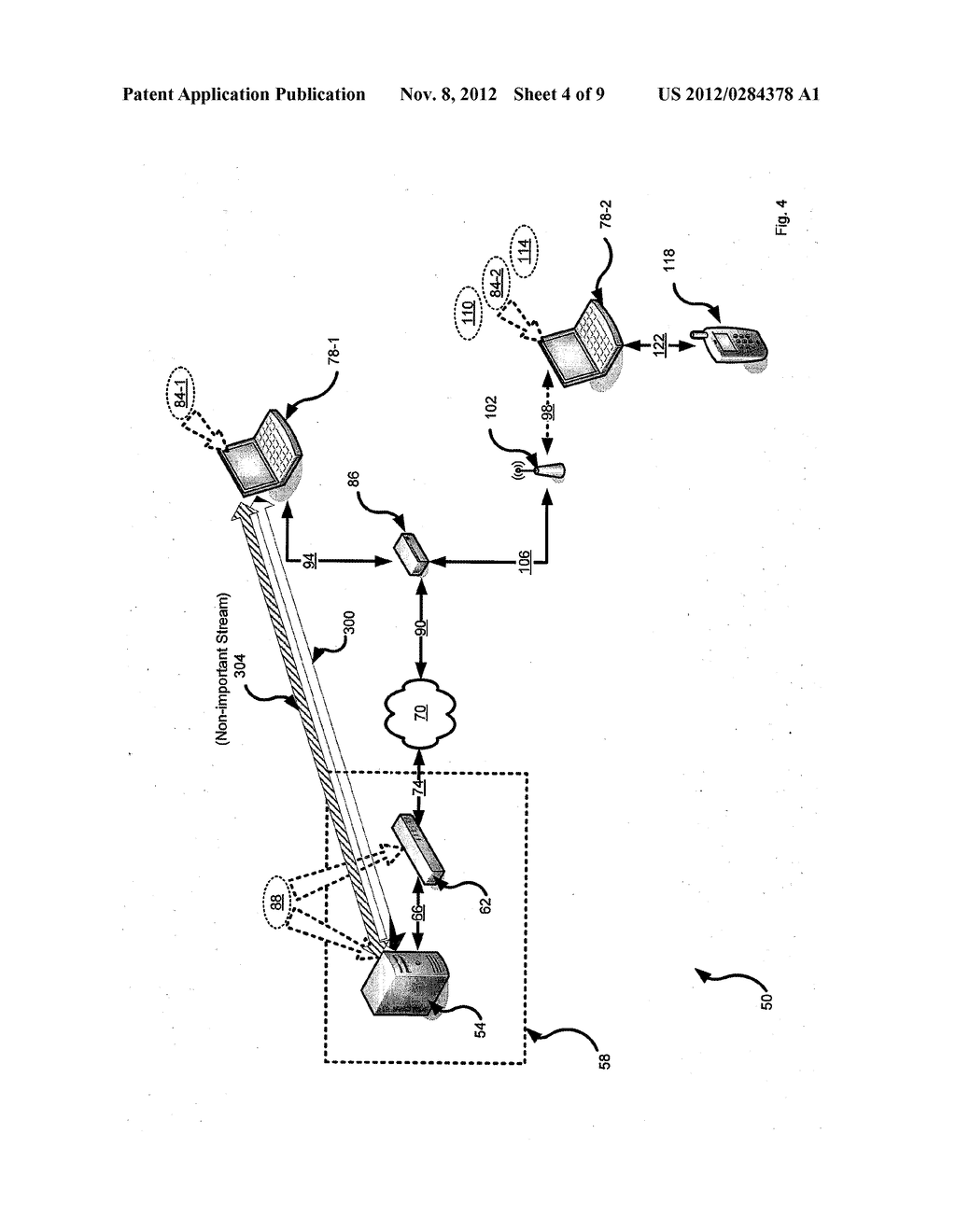 METHOD AND SYSTEM FOR CONDUCTING COMMUNICATIONS OVER A NETWORK - diagram, schematic, and image 05