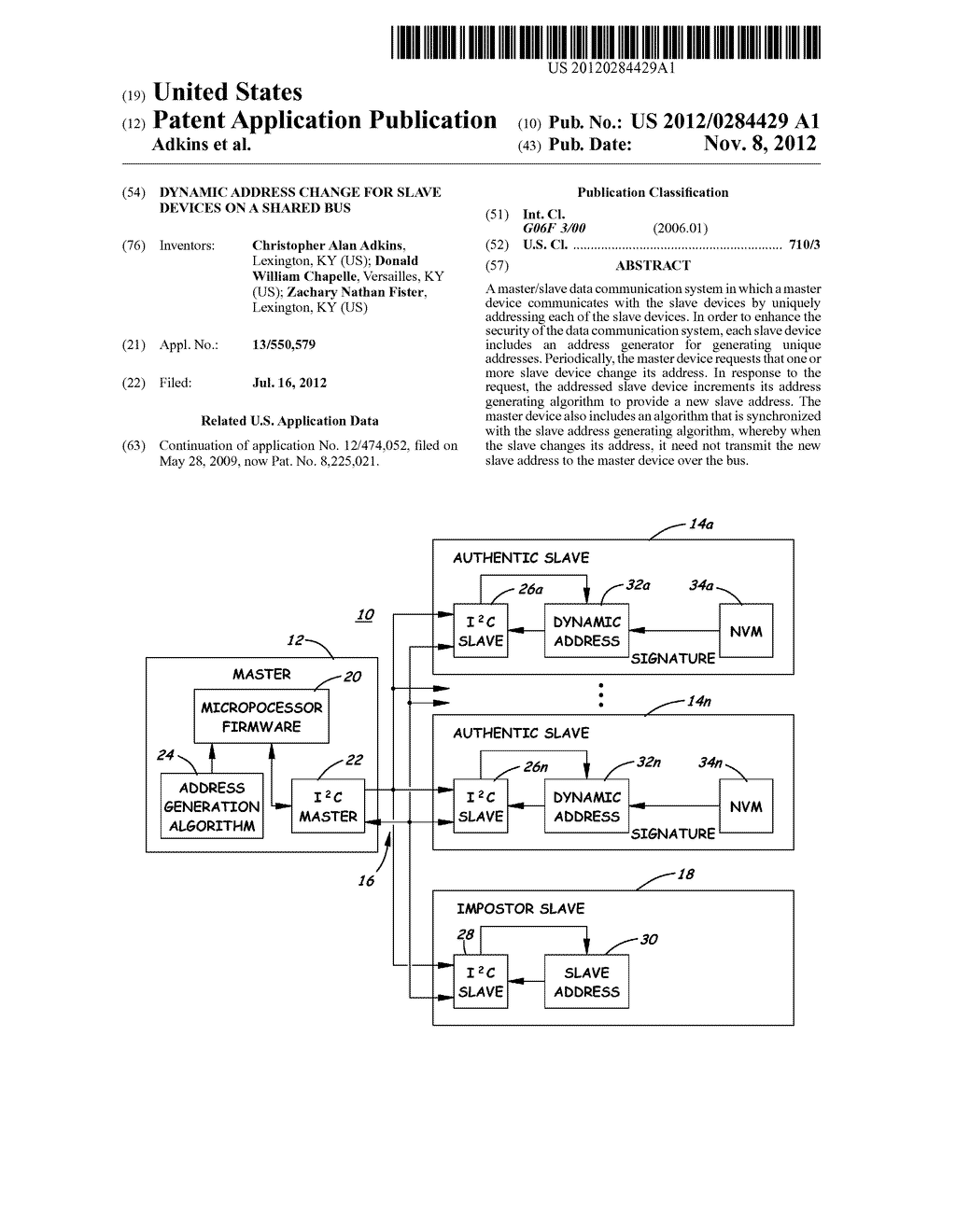 Dynamic Address Change for Slave Devices on a Shared Bus - diagram, schematic, and image 01